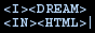i dream in HTML